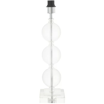 Image of Merano Ortisei Table Lamp Clear Crystal & Chrome Plate