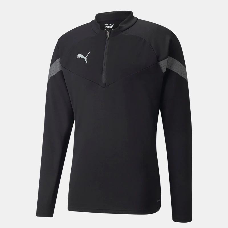 Image of Puma Teamfinal Trainig quarter Zip Top Black male S