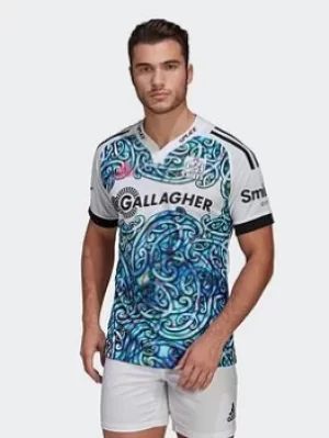 Image of adidas Chiefs Rugby Replica Alternate Jersey, White Size M Men