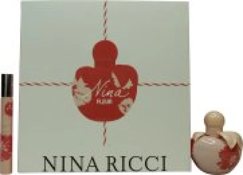 Image of Nina Ricci Gift Set 50ml Nina Fleur Eau de Toilette + 10ml Nina Fleur Eau de Toilette Rollerball + 10ml Nina Eau de Toilette Rollerball