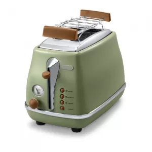 Image of DeLonghi Icona Vintage CTOV2103.GR 2 Slice Toaster