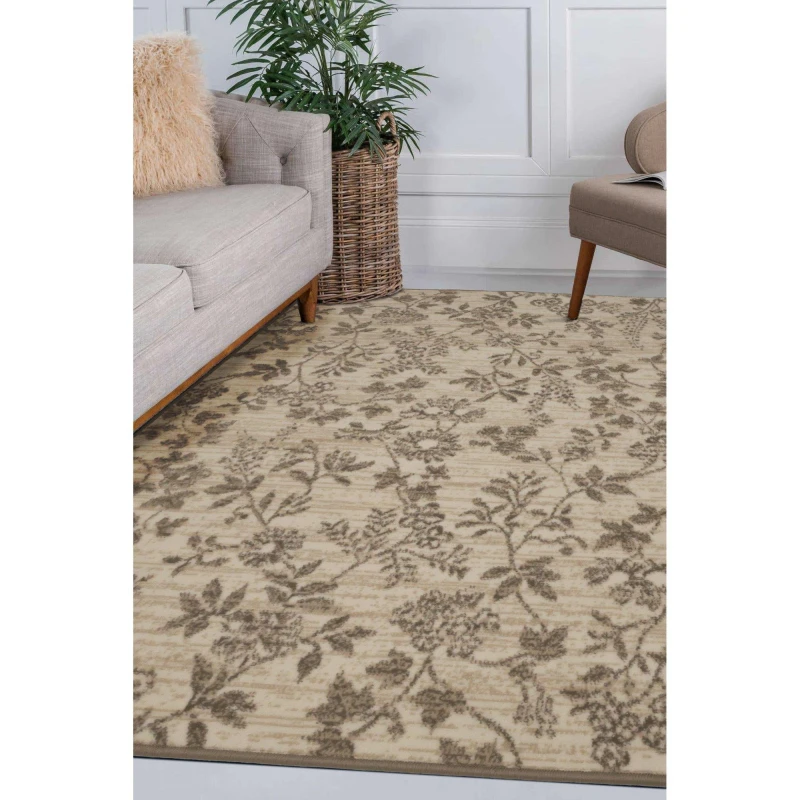 Image of Homemaker Maestro Dainty Floral Rug Natural Natural unisex 120x160cm