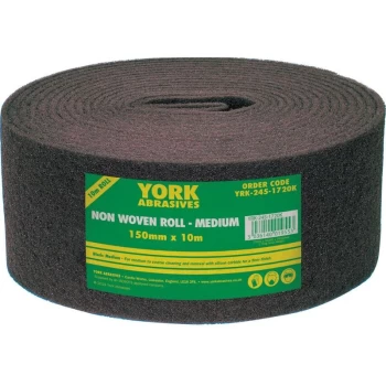 Image of 150MMX10M Non-woven Roll Medium Black - York