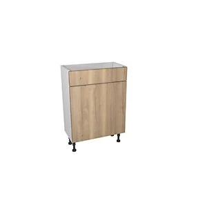 Image of Wickes Vienna Oak Floorstanding WC Unit - 600mm