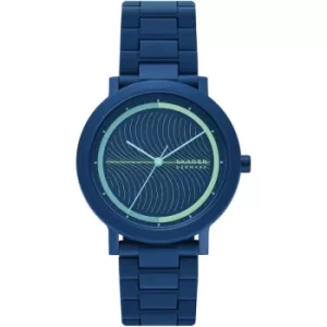 Image of Skagen Aaren Three-Hand Blue Recycled Plastic Watch
