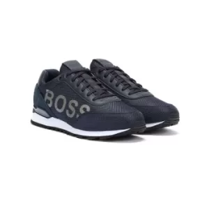Image of BOSS Dark Blue Parkour Runn Trainers