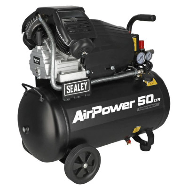 Image of Sealey SAC5030VA V-Twin Direct Drive Air Compressor 50 Litre SAC5030VA Voltage: 240v
