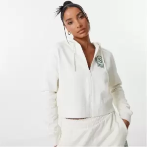 Image of Slazenger Vintage Zip Through Hoodie - Cream