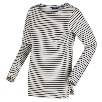 Image of Regatta Fernanda Jersey Top - LtVanil/Navy