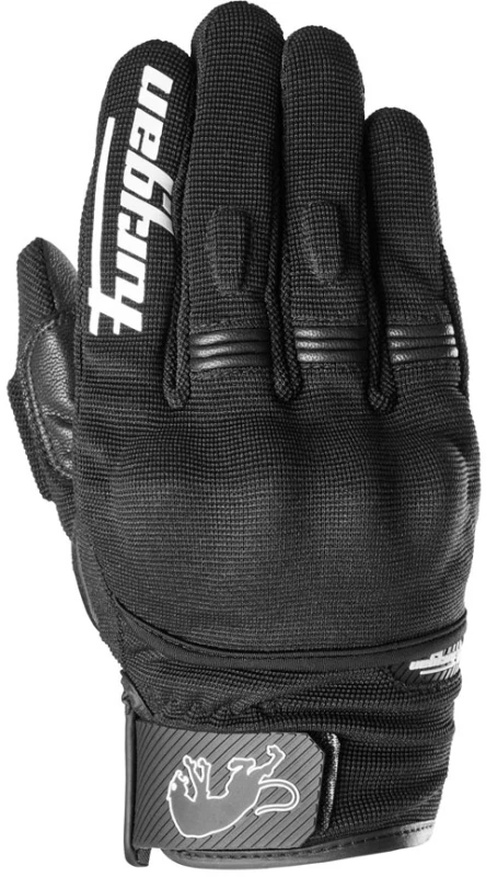 Image of Furygan Jet D3O Evo Motorcycle Gloves, black-white, Size M for Men