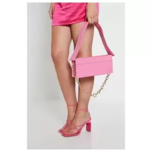 Image of I Saw It First Rectangular Thick Strap Bag - Pink