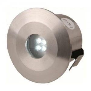 Image of KnightsBridge IP44 Stainless Steel LED Decking Kit - 4 Pack - White