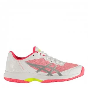 Image of Asics Gel-Court Speed Ladies Tennis Shoes - White/Pink
