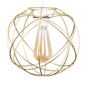 Image of Rutherford Gold Pendant Shade