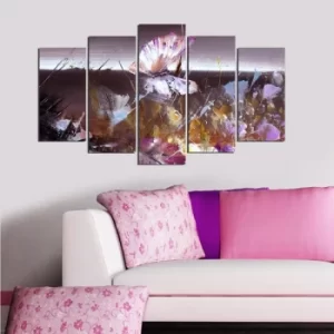 Image of 5MF-61 Multicolor Decorative MDF Painting (5 Pieces)