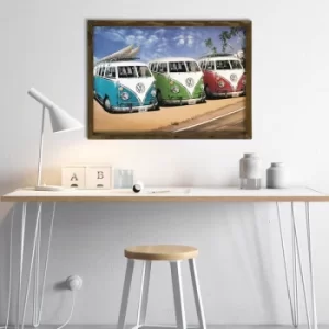 Image of MZM774 Multicolor Decorative Framed MDF Painting