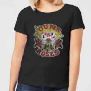 Image of Guns N Roses Cards Womens T-Shirt - Black