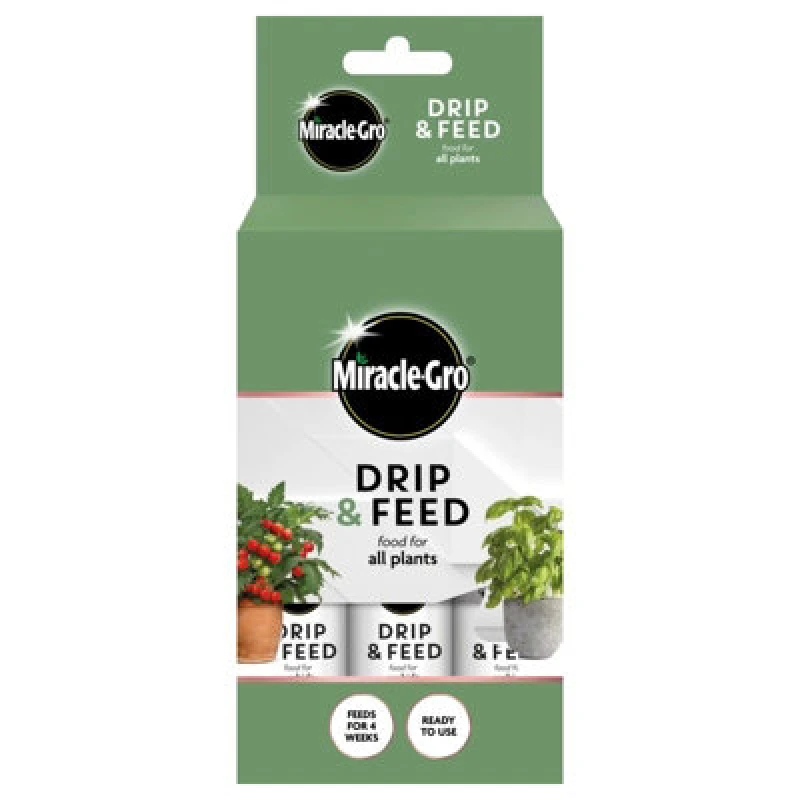 Image of Miracle-Gro Drip & Feed All Purpose Houseplant Food - 3 Pack