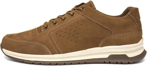 Image of Hush Puppies Mens Joseph Lace Up Trainers Shoes - UK 10 Brown male GDE2677LBR10
