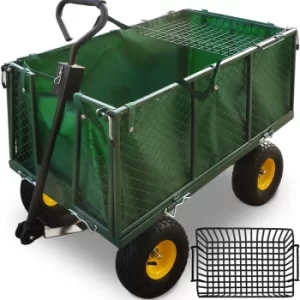 Image of Garden Trolley Green 102x52x41cm 550kg incl. Tarpaulin