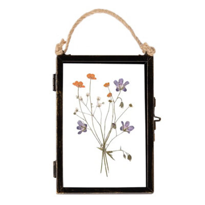 Image of Nicola Spring Hanging Metal Photo Frame - 4" x 6" - Black Black