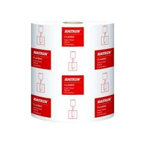 Image of Katrin Classic Hand Towel Roll 2-Ply White Pack of 6 481911