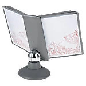 Image of Durable Desk Display Sherpa Motion Silver A4 10 Sheets Plastic 33 cm