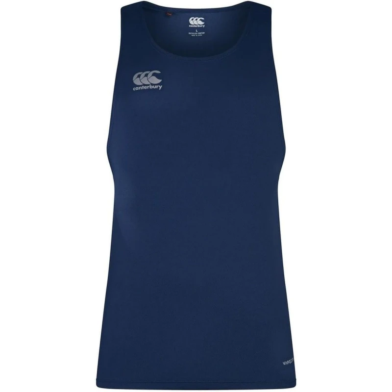 Image of Canterbury Canterbury Men Super Light Tank Top in Navy Size: large Navy L Male 5063806448099