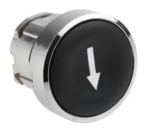 Image of Schneider Electric Flush Black - Momentary, Harmony XB4 Series, 22mm Cutout, Round