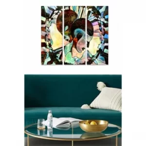 Image of MDF775964647 Multicolor Decorative MDF Painting (3 Pieces)