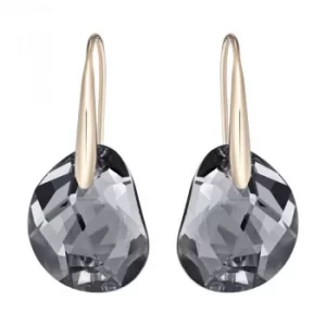 Image of Ladies Swarovski Rose Gold Plated Galet Earrings