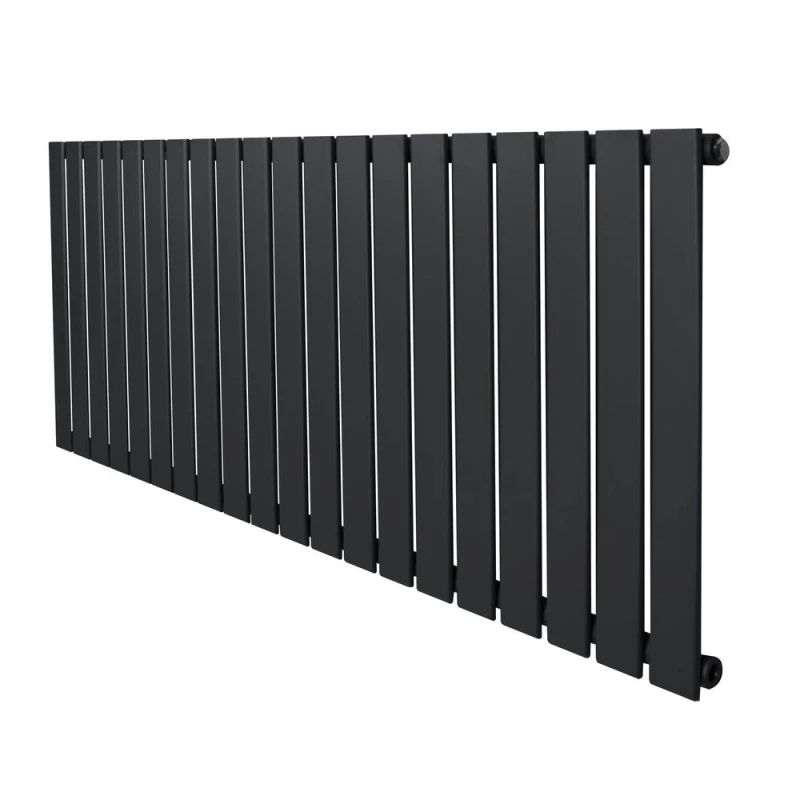 Image of Monstershop Flat Single Column Radiator - 600 x 1400mm - Anthracite Grey Grey Unisex