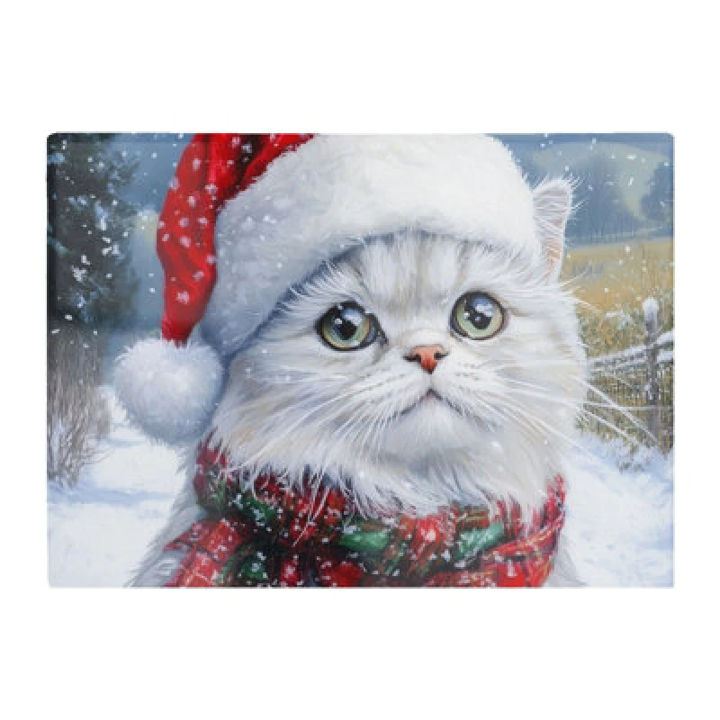 Image of Warren Reed Designer Christmas Persian Glass Chopping Board