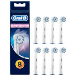 Image of Oral B Sensi UltraThin Power Replacement Heads Electric Toothbrush 8Pcs