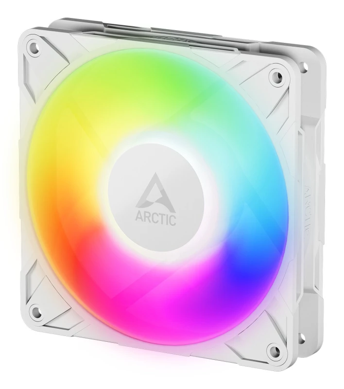 Image of Arctic ARCTIC Freezer P12 Pro A-RGB (White) - 120 mm A-RGB PWM Fan with Cable Splitter ACFAN00311A