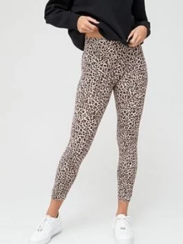 Image of Nike Nsw Animal Print Legging - Beige
