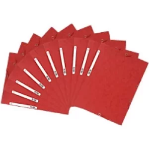 Image of Exacompta 3 Flap Folder 55505SE A4 Red Glossy Card 24 x 32cm Pack of 50