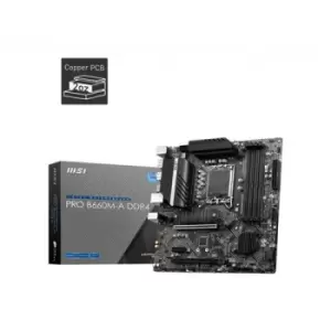 Image of MSI PRO H610M-G DDR4 motherboard Intel H610 LGA 1700 micro ATX