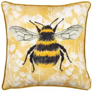Image of Manor Bee Cushion Natural, Natural / 43 x 43cm / Polyester Filled