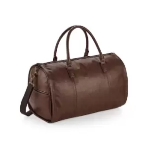 Image of Quadra Nuhide Garment Weekender Duffel/Holdall Bag (One Size) (Tan)