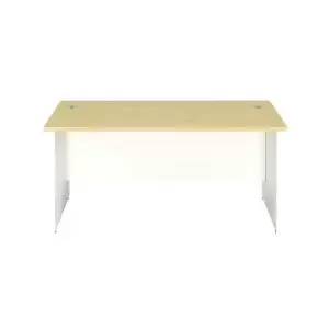 Image of Jemini Rectangular Panel End Desk 1200x800x730mm Maple KF804680