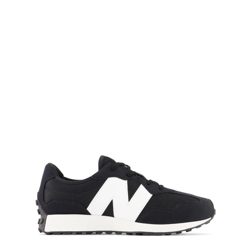Image of New Balance Black & white 327 Youth trainers Black & White UK 5.5 (EU 38½)