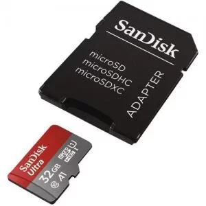 Image of 32GB Ultra A1 120MBs MicroSDXC and AD 8SDSQUA4032GGN6IA