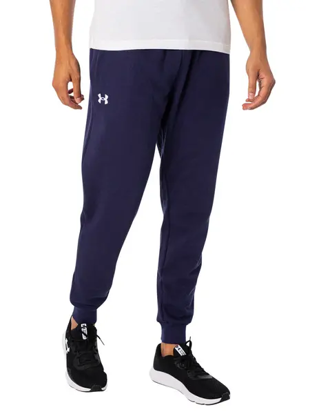 Image of Under Armour Rival Fleece Joggers Midnight Navy/White S