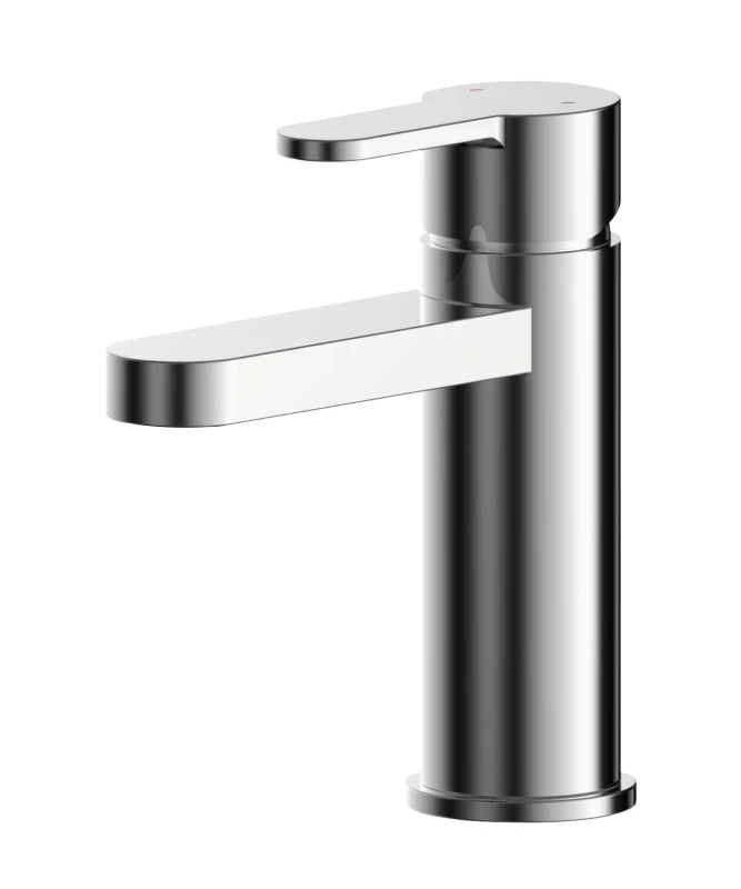 Image of Balterley Pride Round Mono Basin Mixer Tap & Push Button Waste - Chrome in Silver Silver Unisex