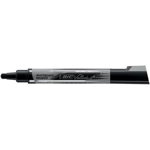 Image of Bic Velleda Liquid Ink Whiteboard Marker Black Pack of 12 Markers