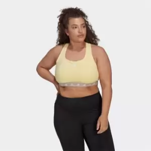 Image of adidas Powerreact Training Medium-Support Techfit Bra (Pl - Almost Yellow / Grey