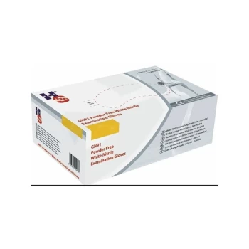 Image of Nitrile Sml White Gloves Pk2000 - HEA01300 - Handsafe