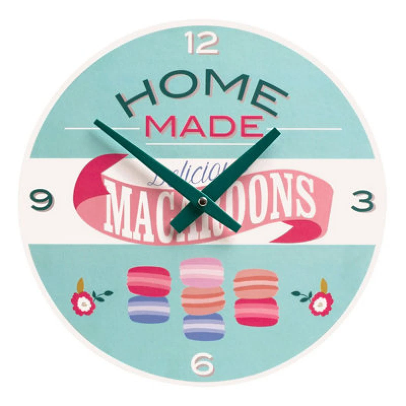 Image of Premier Housewares Interiors by Premier Amelie Wall Clock Blue