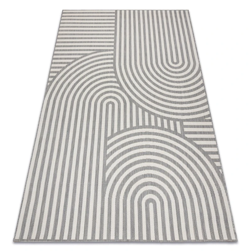 Image of RugsX Flat Rug in Grey Size: 140cm x 200cm Grey Unisex 140cm x 200 cm